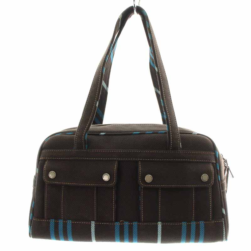 BURBERRY BLUE LABEL ミニボストンバッグ 赤 未使用