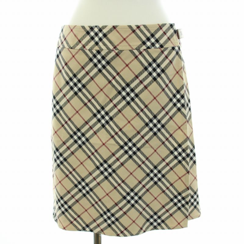 Burberry ラップスカート　巻きスカート38 Burberry ラップスカート巻きスカート38