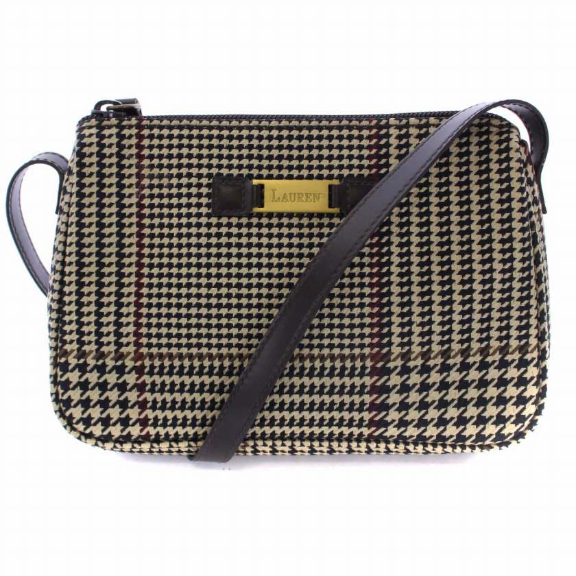 ローレンラルフローレン LAUREN RALPH LAUREN ショルダーバッグ 千鳥格  