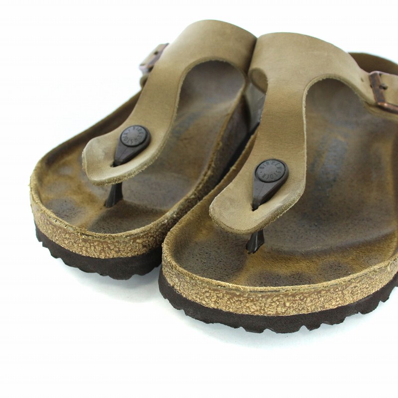 BIRKENSTOCK Gizeh サンダル 37 ブラウン　ビルケン　24cm Gizeh / ギゼ オイルドレザー タバコブラウン | BIRKENSTOCK