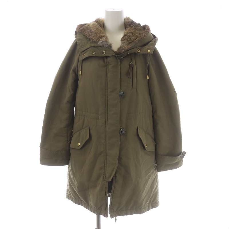 SHIPS*シップス*ラビットファー モッズコート..1（IENA SLOBE 