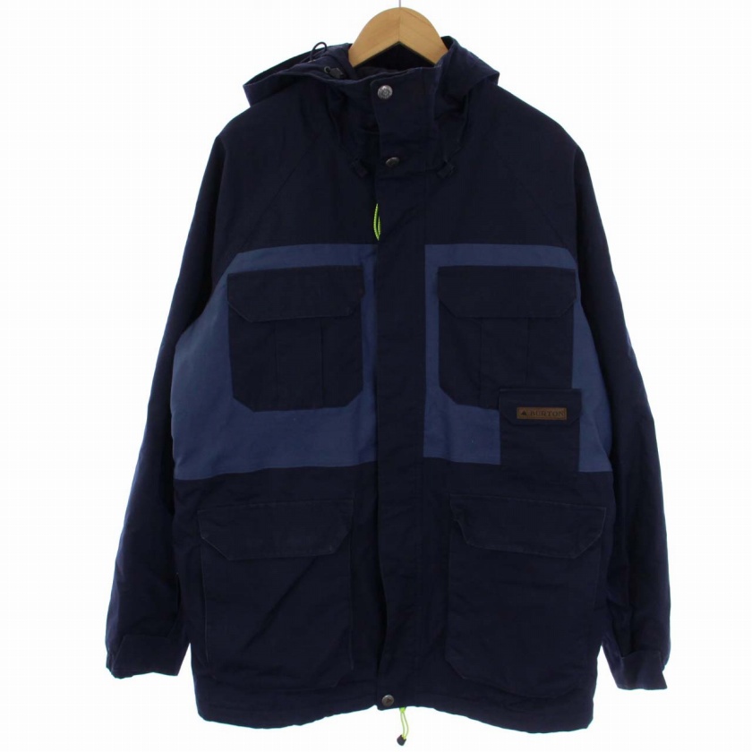 バートン BURTON スキーウェア 中綿ジャケット ジップアップ フード L 