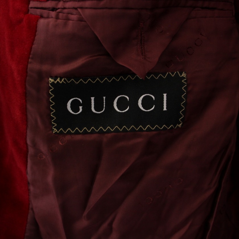 グッチ GUCCI セットアップ 上下 テーラードジャケット 総裏地