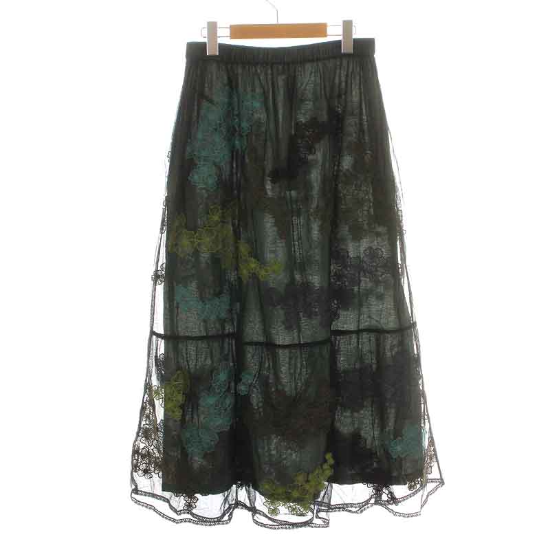 未使用品 クイーン&ベル QUEENE&BELLE Fleur Cammo Skirt フレア  