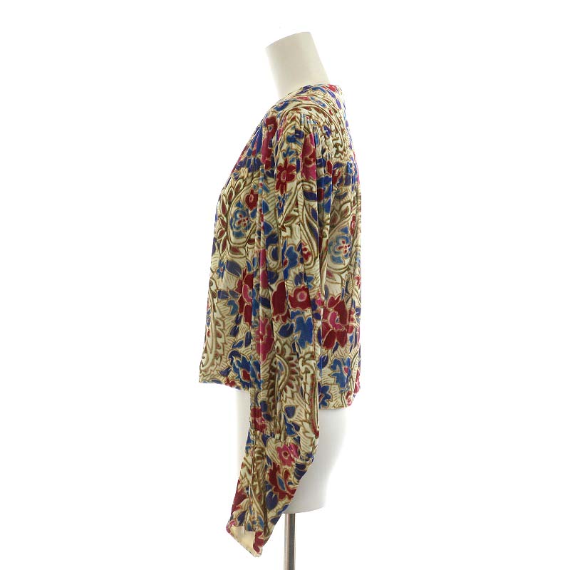未使用品 イザベルマラン ISABEL MARANT シャツ ブラウス 長袖 ベロア 