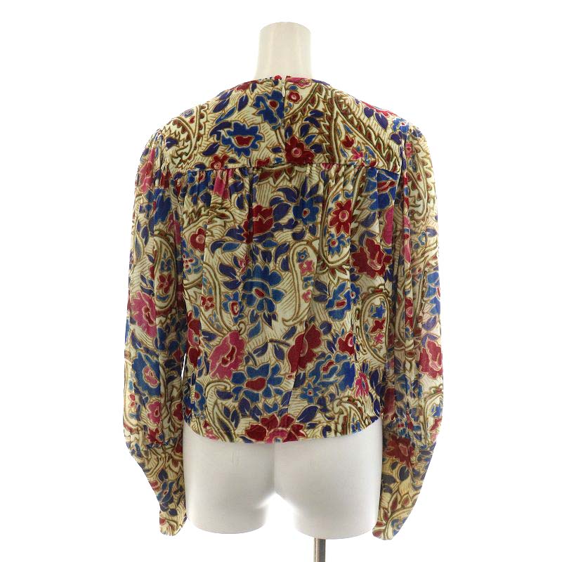 未使用品 イザベルマラン ISABEL MARANT シャツ ブラウス 長袖 ベロア  