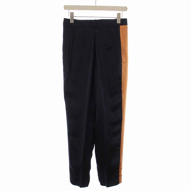 未使用品 アンスクリア INSCRIRE サイドライン テーパードパンツ  