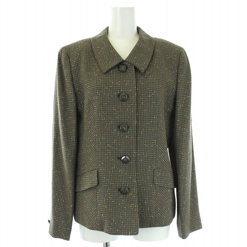 レリアン Leilian スーツ セットアップ 上下 ジャケット 肩パット入  