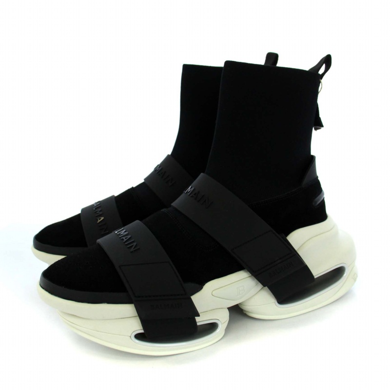 バルマン BALMAIN B-Bold high-top sneakers ソックススニーカー 厚底 