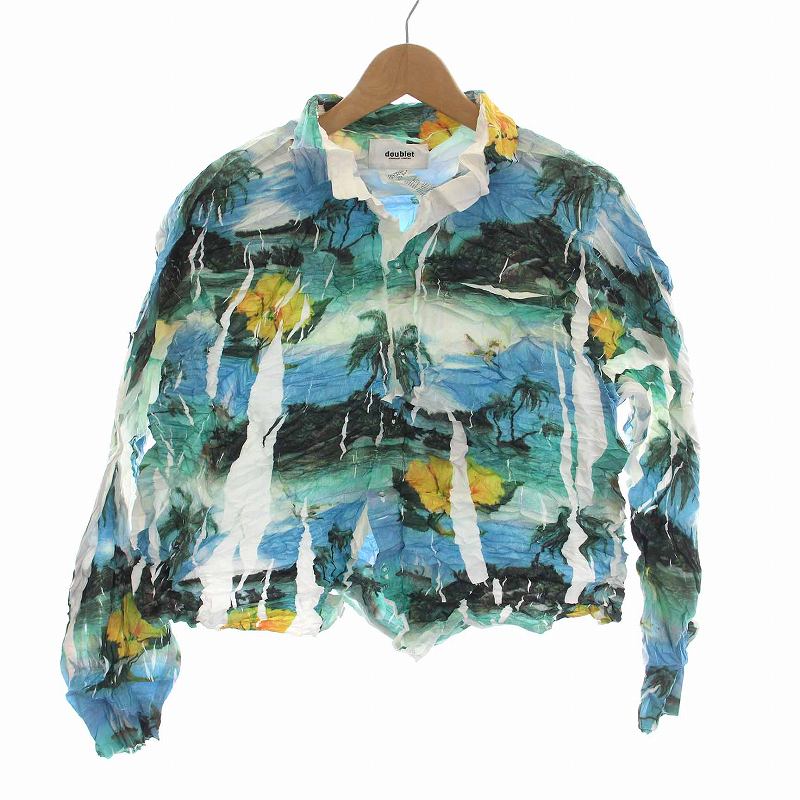 ダブレット doublet COMPRESSED ALOHA SHIRT IN THE HANGER MOLD 