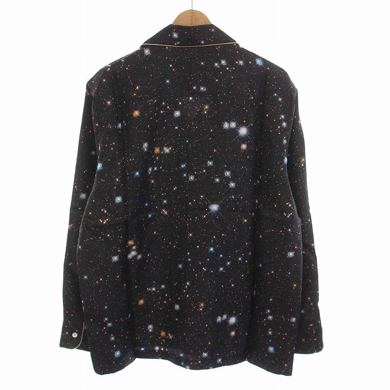 【タグ付き未使用】NEONSIGN ネオンサイン ウールノーカラージャケット 未使用品 ネオンサイン NEON SIGN Cosmo Milky SatinTwill Shirt