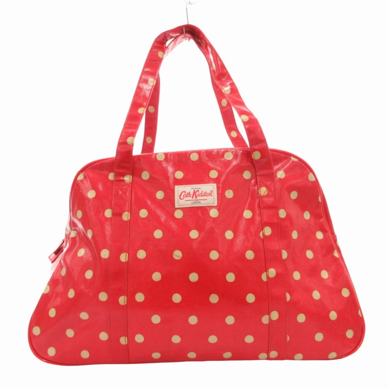 キャスキッドソン Cath Kidston ハンドバッグ ミニボストン ドット柄 
