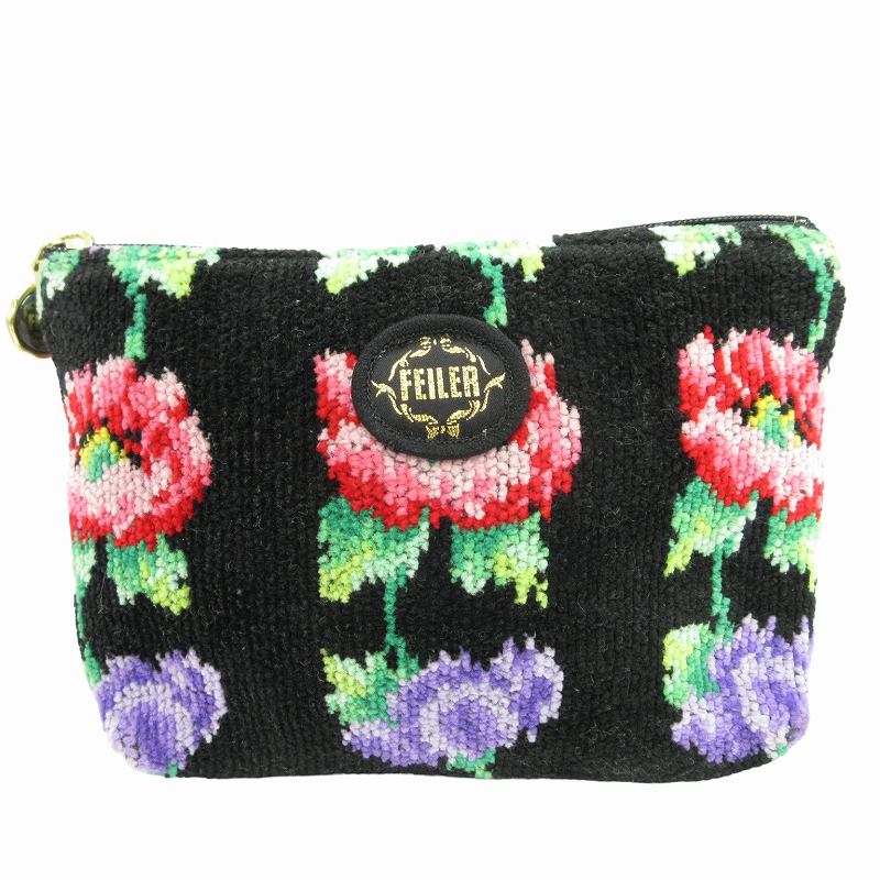 FEILERフェイラースズラン柄ポーチ ☆未使用☆ FEILER ボトルポーチ