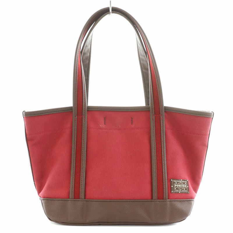ポーター　ボーイフレンド　トートバッグ　キャンバス　吉田カバン　赤系 ポーター PORTER 吉田カバン ポーターガール PORTER GIRL ボーイ