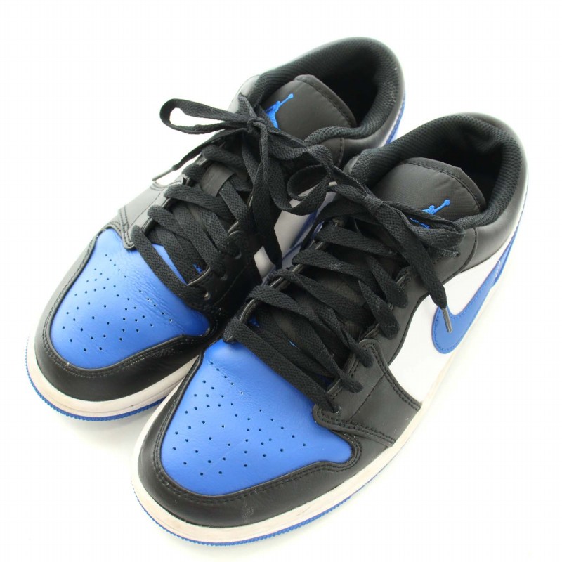 ナイキ NIKE Air Jordan 1 Low Black/White/Royal Blue エアジョーダン 