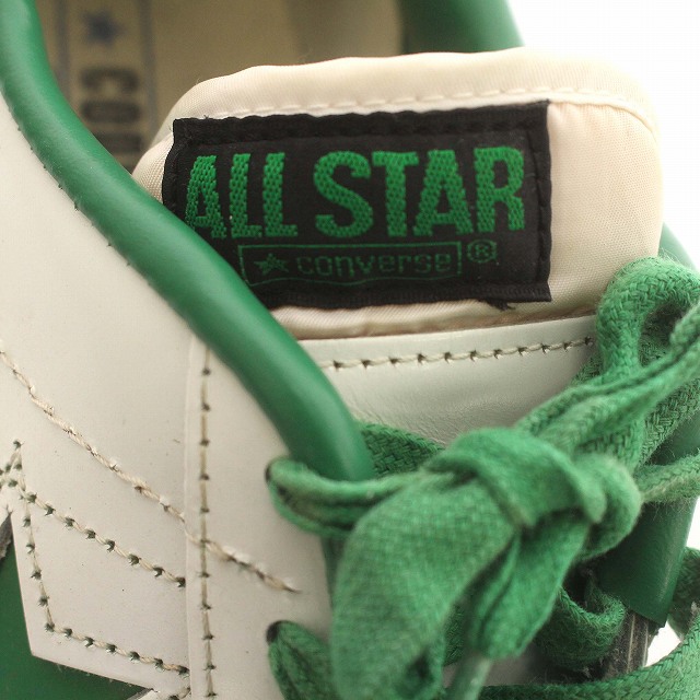 【日本製】ワンスター　白×緑　グリーン　レザー　コンバース　one star コンバース CONVERSE ONE STAR ワンスター レザー スニーカー
