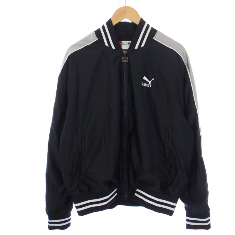PUMA】75周年T7 トラックジャケットブラックスカジャン