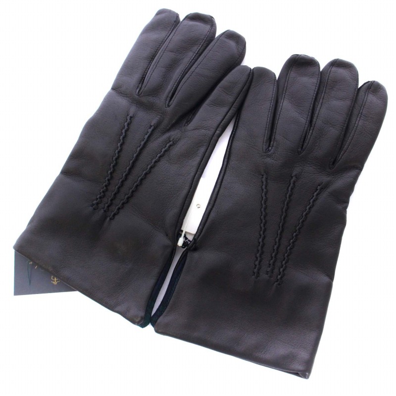 ブルックスブラザーズ 手袋 メンズ - ラムスキン カシミヤライニング