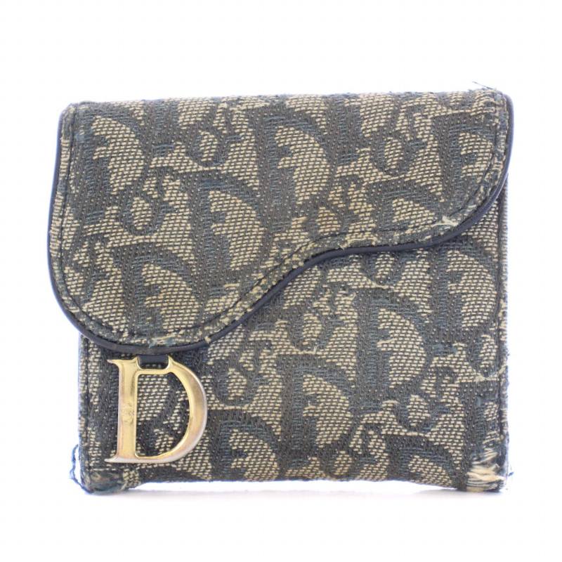 Dior ディオール サドル ロータスウォレット 三つ折り財布 (Dior