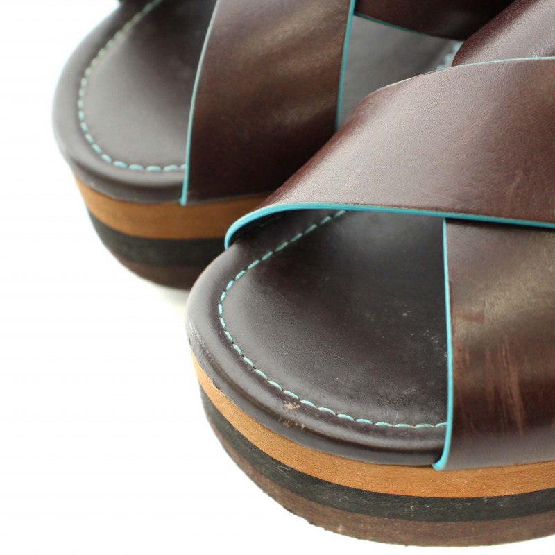 FENDI クロスストラップサンダル FENDI ゴールドロゴ クロスストラップ サンダル レディス BR FENDI