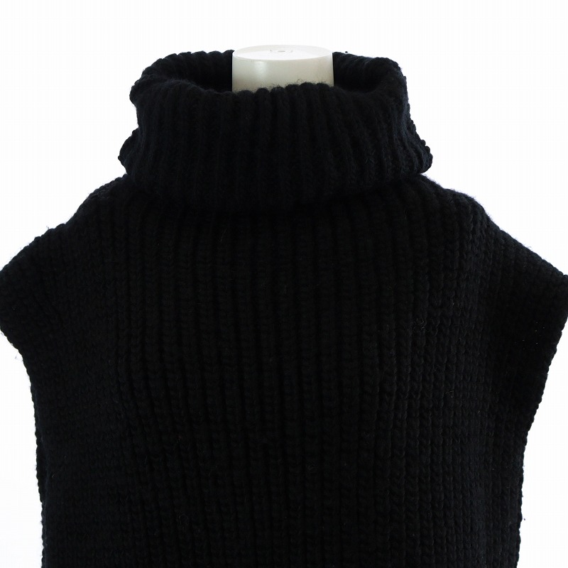 メゾンエウレカ MAISON EUREKA TURTLE NECK WARMER VEST 