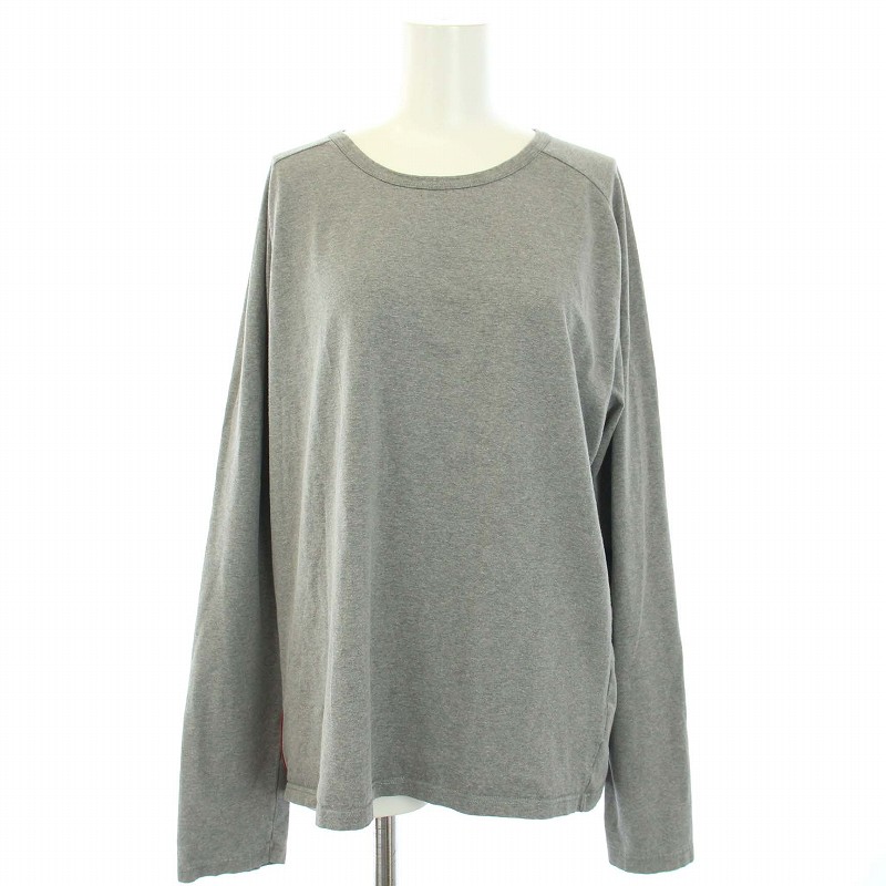 良品⭐️プラダスポーツ　長袖カットソー　ロンT バックポッケ　カーキ プラダスポーツ PRADA SPORT Tシャツ ロンT カットソー バックポケット