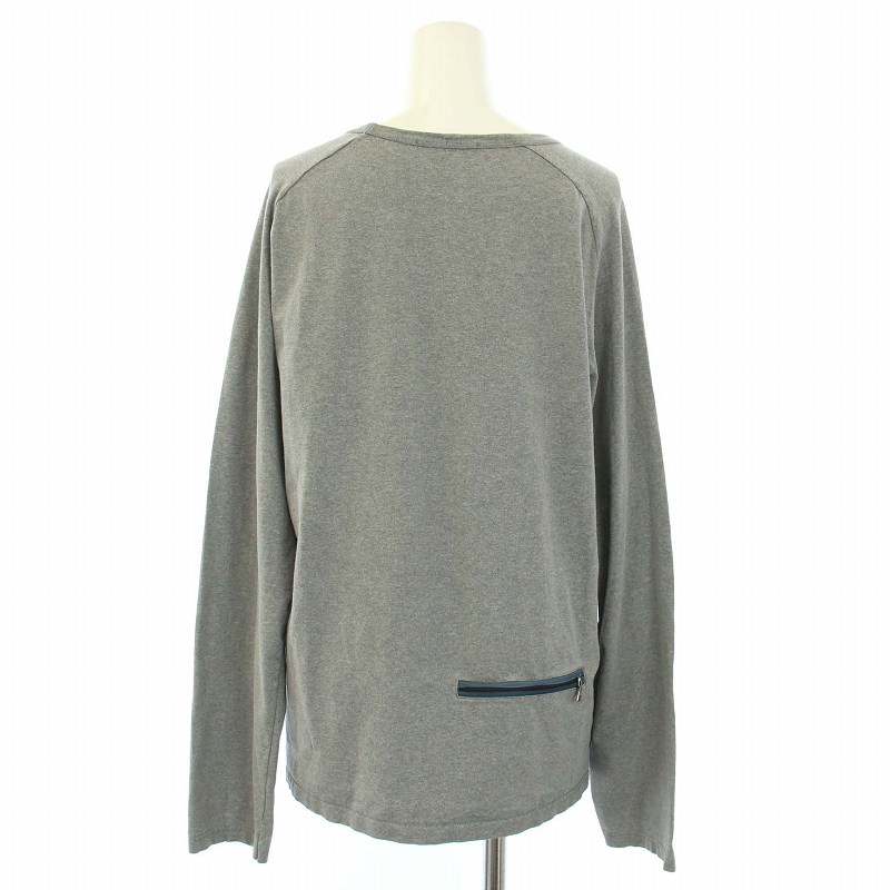 良品⭐️プラダスポーツ　長袖カットソー　ロンT バックポッケ　カーキ プラダスポーツ PRADA SPORT Tシャツ ロンT カットソー バック