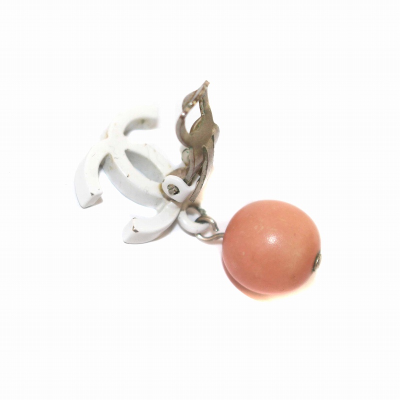 CHANEL シャネル イヤリング ピンクココマーク 04C