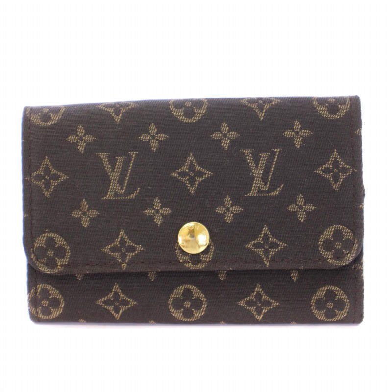 Louis Vuitton レザー キーケース ブラウン LOUIS VUITTON