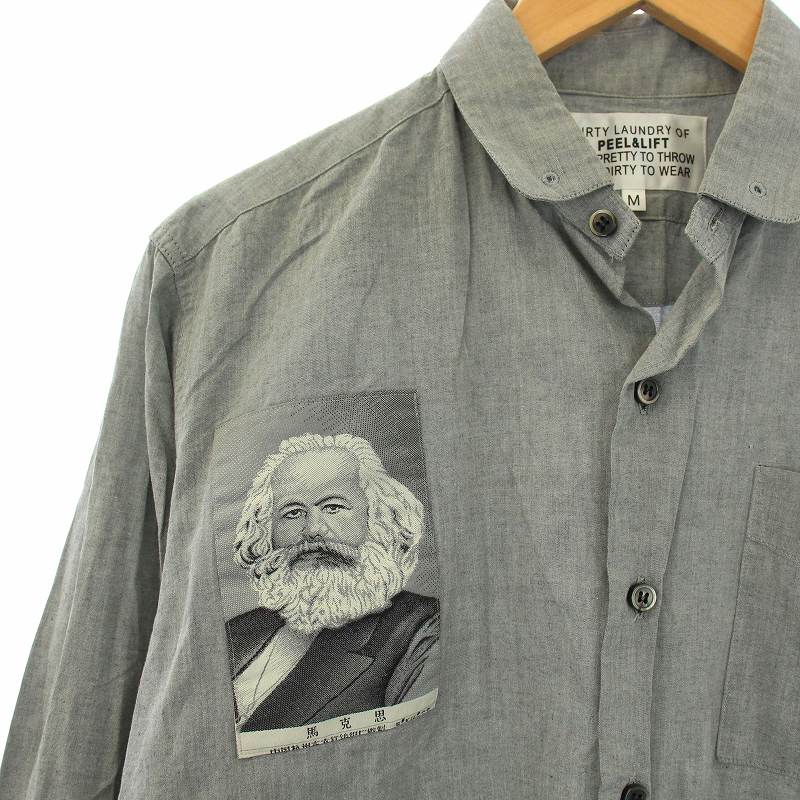 PEEL&LIFT × fragment design AnarchyShirt PEEL&LIFT marx shirt