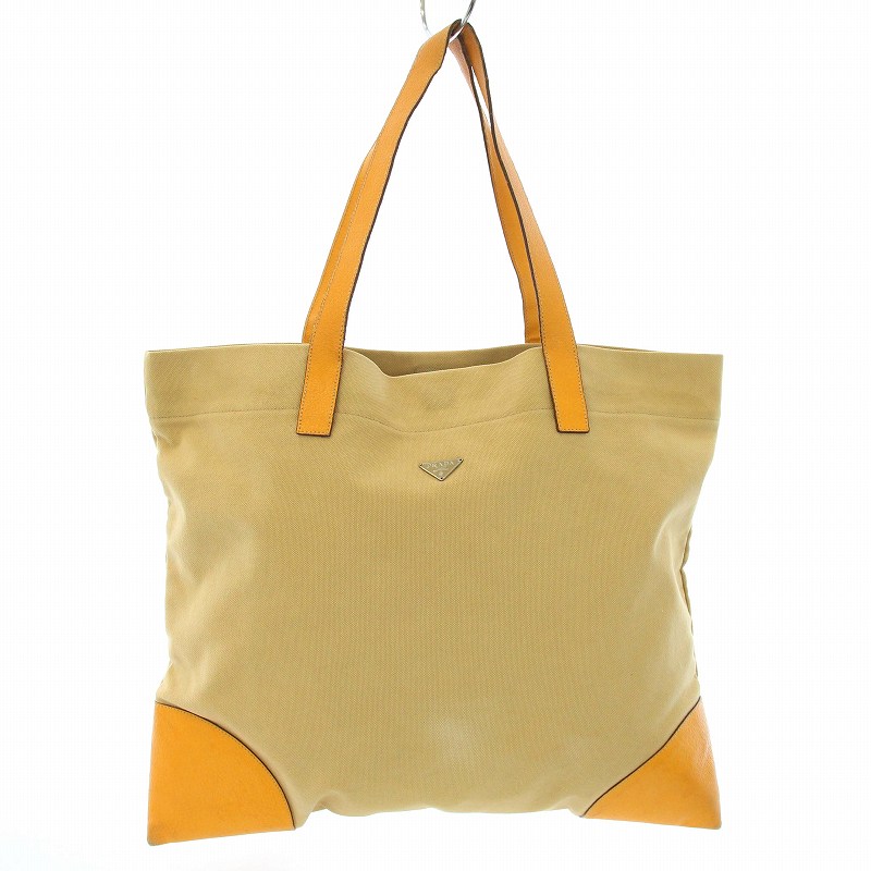 プラダ PRADA ショルダーバッグ トートバッグ ロゴプレート A4  