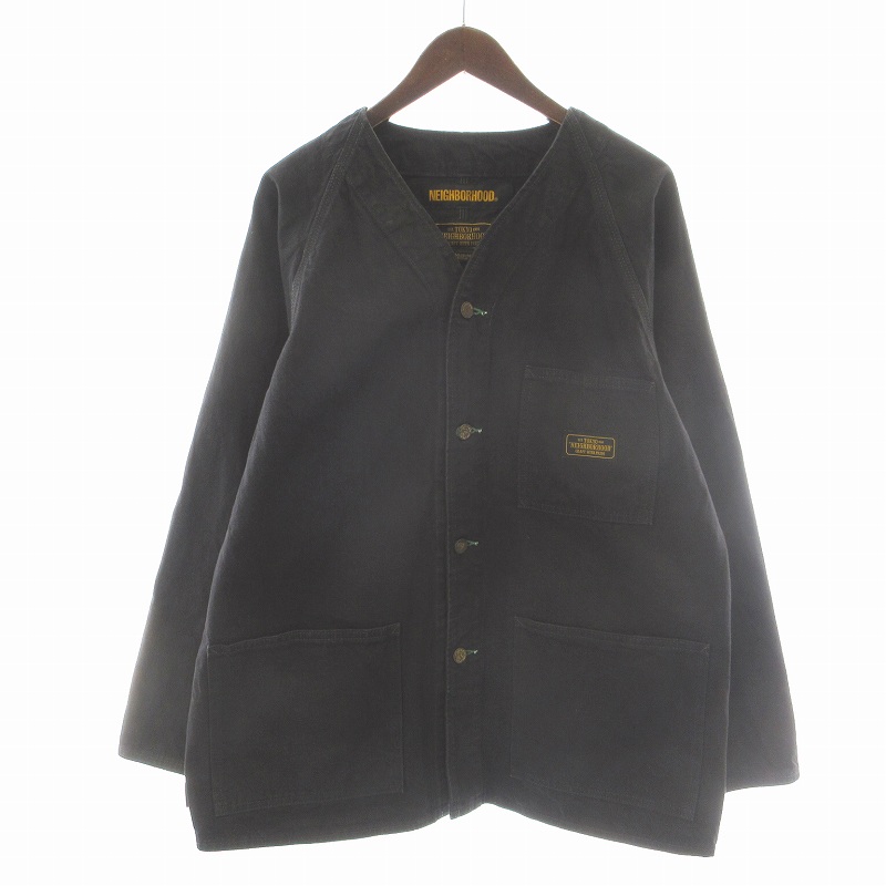 NEIGHBORHOOD ノーカラージャケット　コート　kimono M neighborhood ネイバーフッド ノーカラージャケット