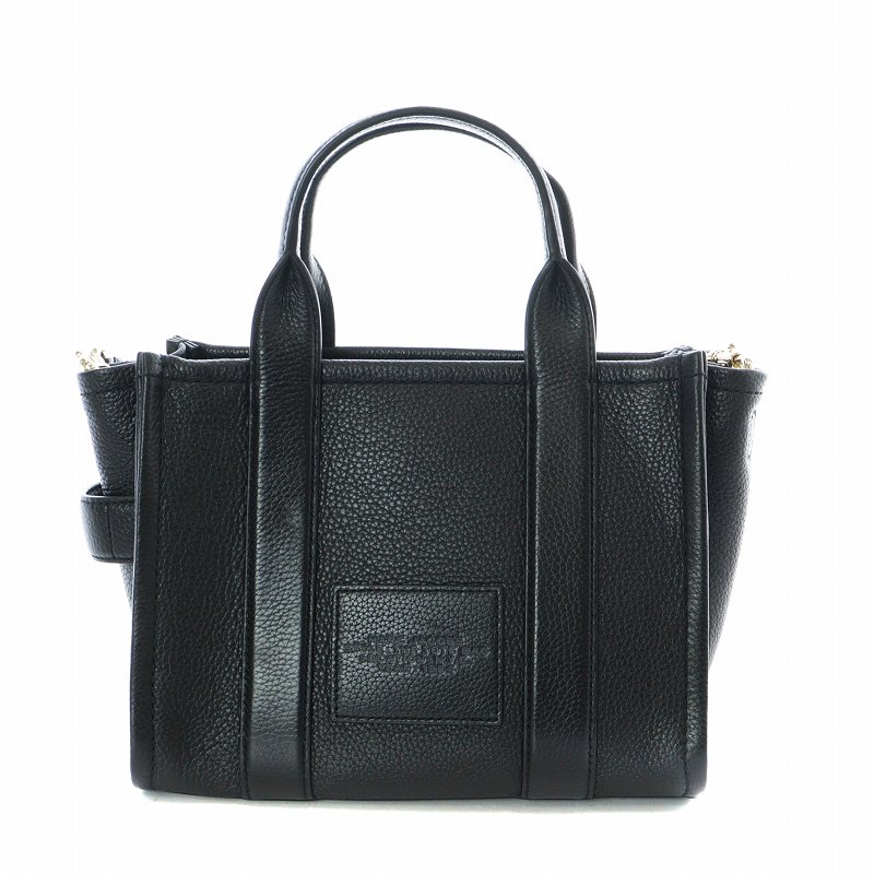 マークジェイコブス ザ レザー トート 2way ショルダーバッグ黒 スモール マークジェイコブスザ レザートートバッグ2way レザー黒