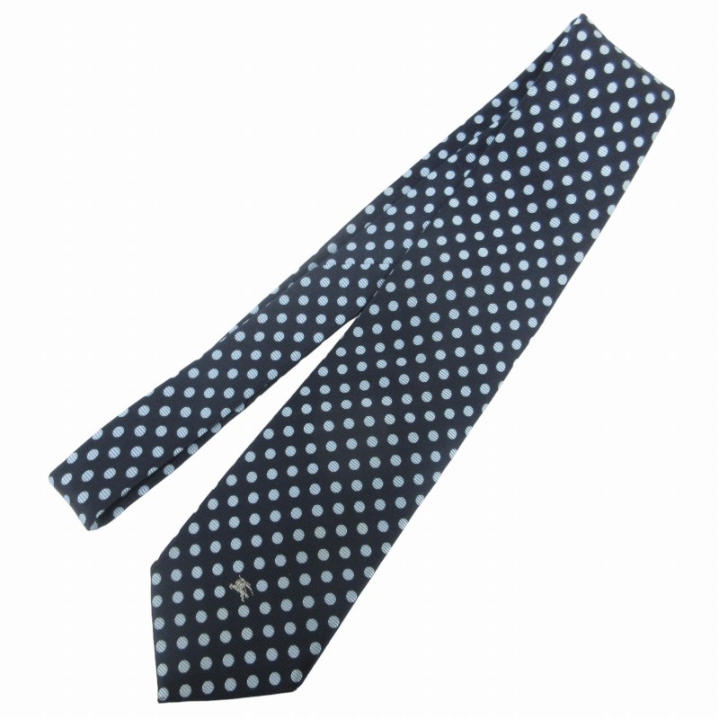 BURBERRY BLACK LABEL ネクタイ ネイビー ドット バーバリーブラックレーベル BURBERRY BLACK LABEL ネクタイ
