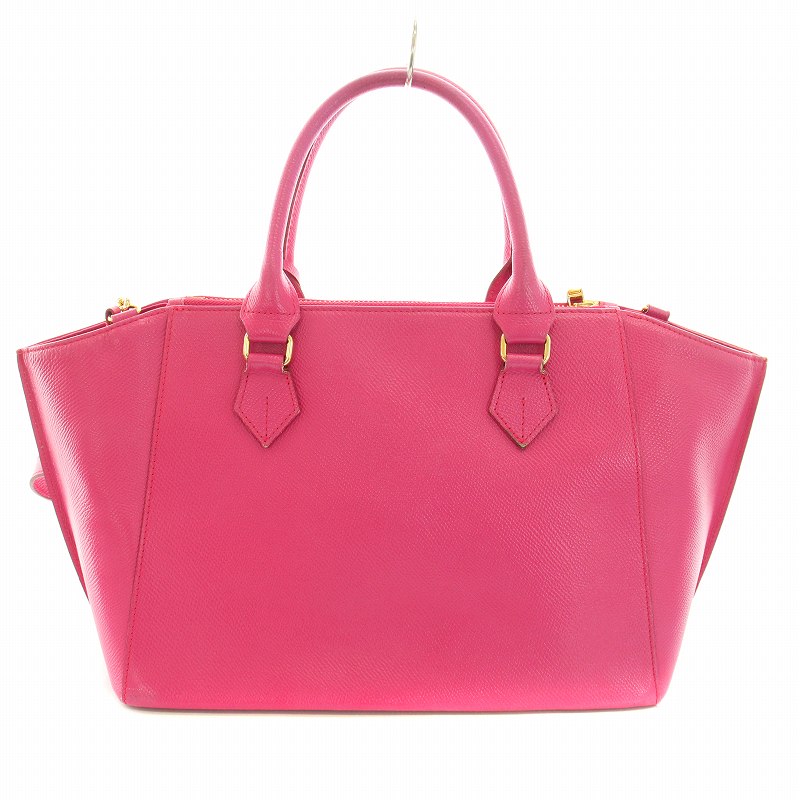 サマンサタバサ レザー 2WAYハンドバッグ ピンク