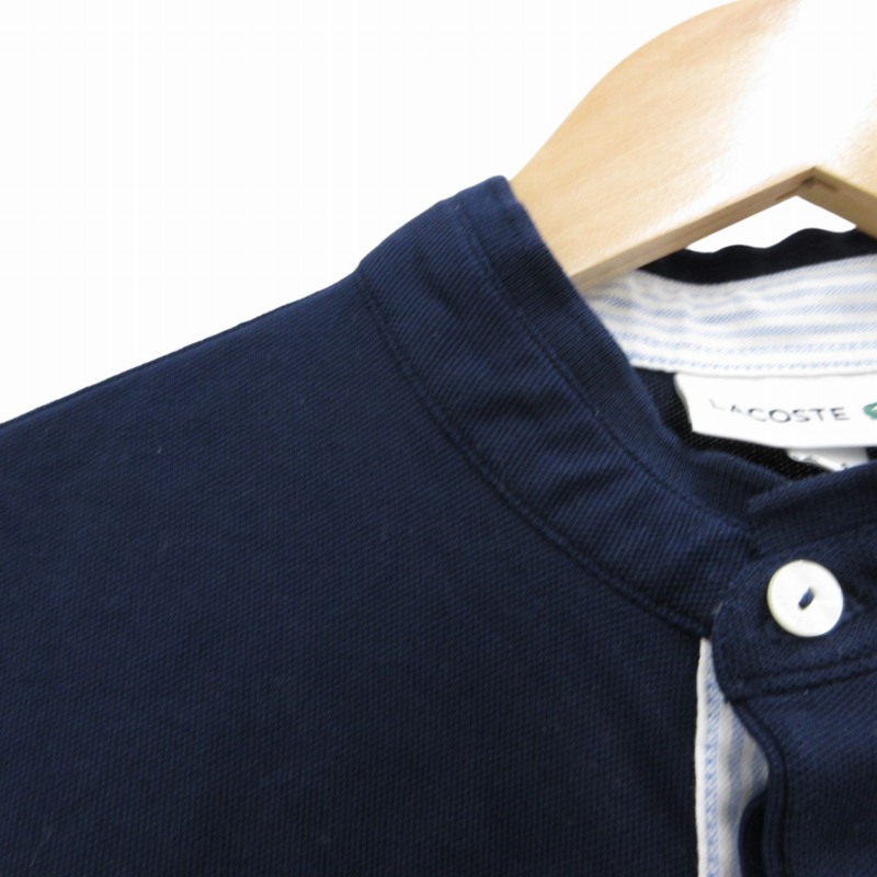 新品 未使用 タグ付き LACOSTE ラコステ 半袖ポロシャツ ネイビー 金 新品 未使用 タグ付き LACOSTE ラコステ 半袖ポロシャツ