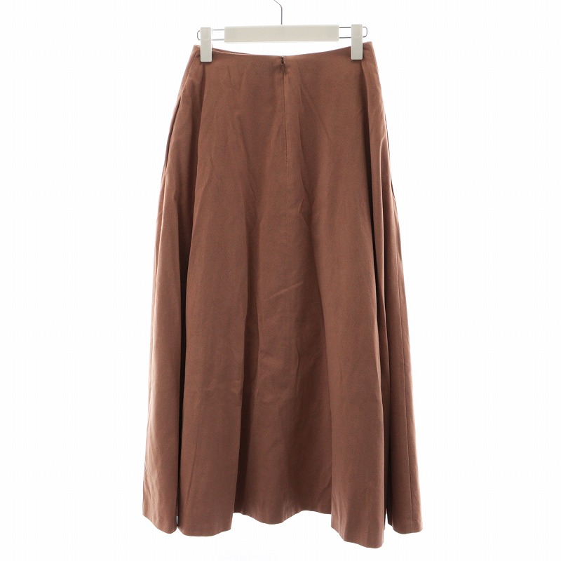 プラージュ Plage フレアスカート ミモレ ロング 34 XS ピンク /AN34  