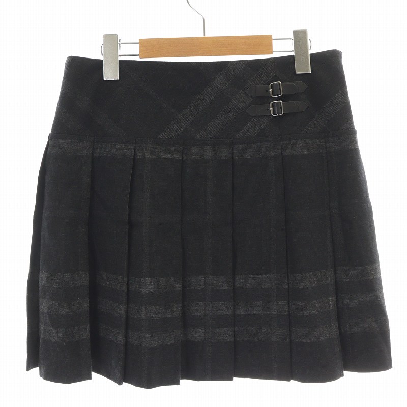 バーバリー チルドレン BURBERRY CHILDREN プリーツスカート ひざ丈  