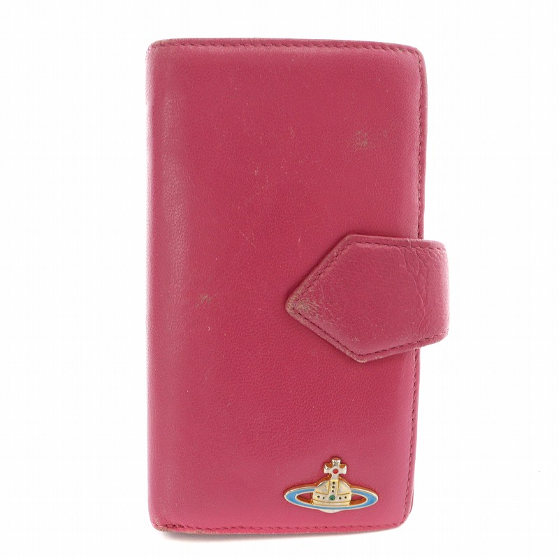 Vivienne Westwood二つ折り財布 ピンク ヴィヴィアン ウエストウッド