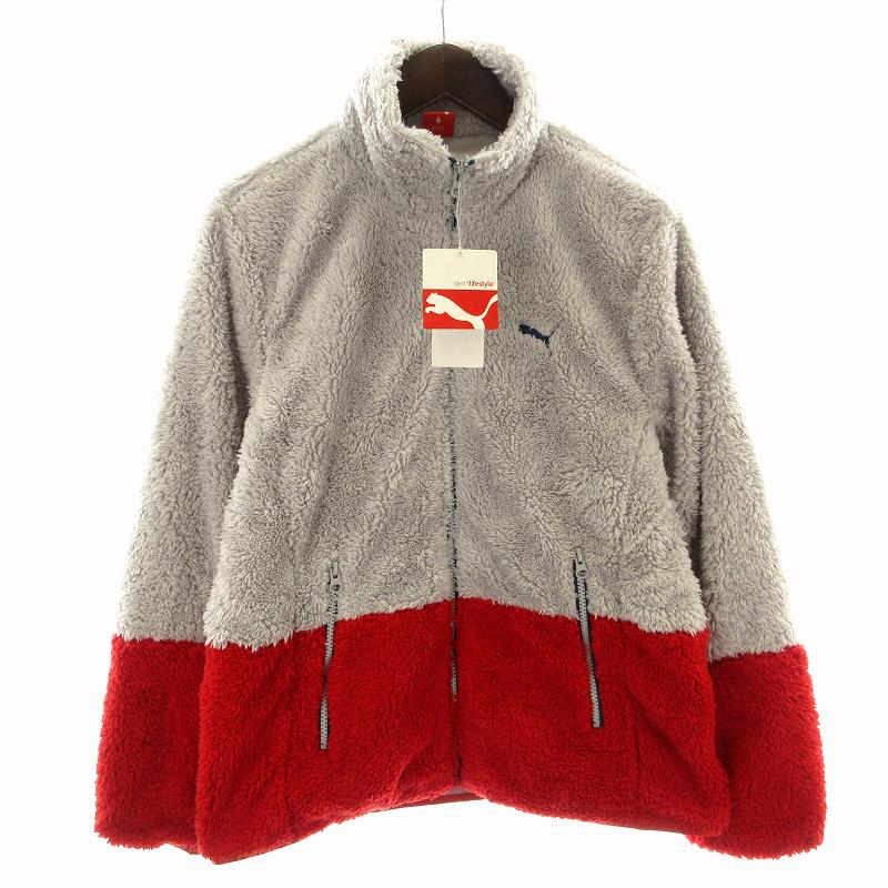 未使用品 プーマ PUMA ボアジャケット ブルゾン ジップアップ