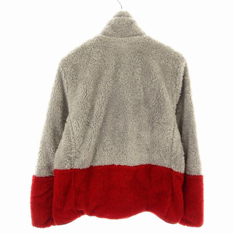 キナシサイクル ブルゾン ハイネック the golf ジップ 赤 ビックロゴ 未使用品 プーマ PUMA ボアジャケット ブルゾン ジップアップ
