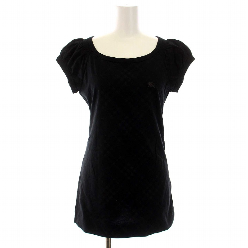 BURBERRY BLUE LABEL バーバリーブルーレーベルTシャツ黒38（38