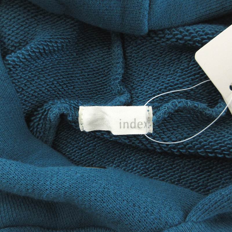 未使用品 インデックス INDEX パーカー プルオーバー 長袖 M 青 ブルー /NW22 MA レディース 081