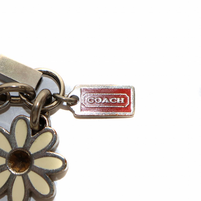 COACHコーチ 　キーホルダー　チャーム　ミツバチテントウムシ花　箱付き COACHコーチ キーホルダー チャーム ミツバチテントウムシ花 箱付き