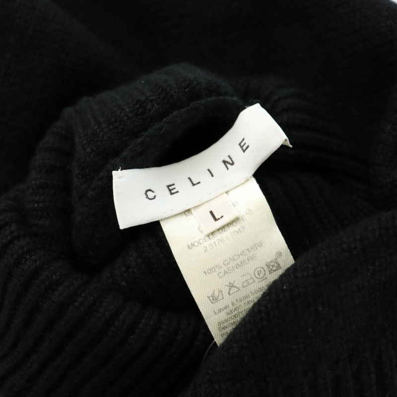 セリーヌ CELINE カットソー ニット セーター タートルネック カシミヤ