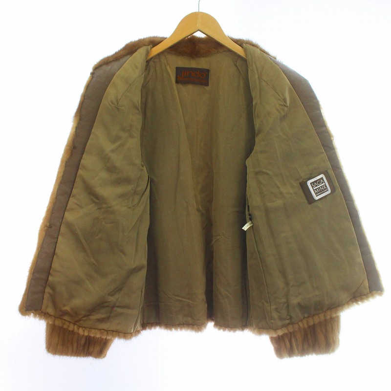 サガミンク SAGA MINK ジンドゥ jindo 銀サガ ミンクファーコート 毛皮