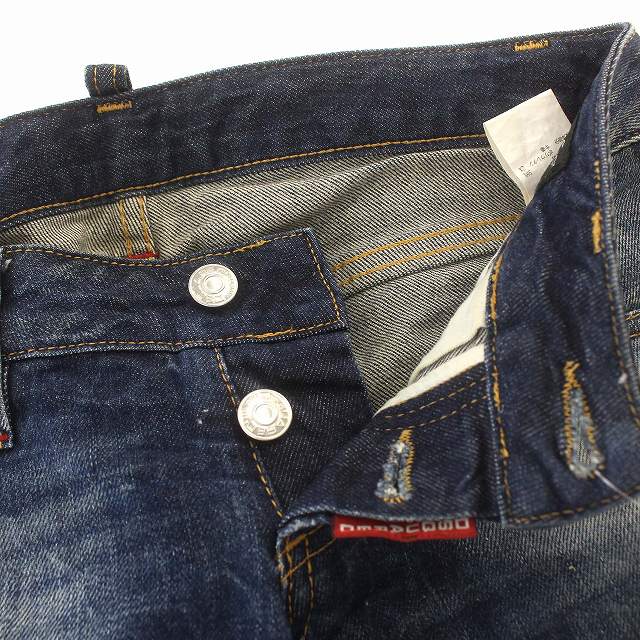 ディースクエアード DSQUARED2 デニムパンツ ダメージ加工 ローライズ  