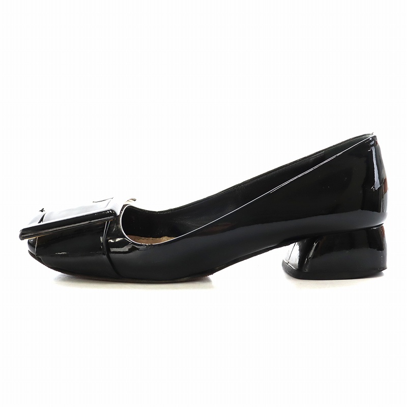 MIUMIU チャンキーヒール パンプス 厚底 MIUMIU チャンキーヒール パンプス 厚底 靴