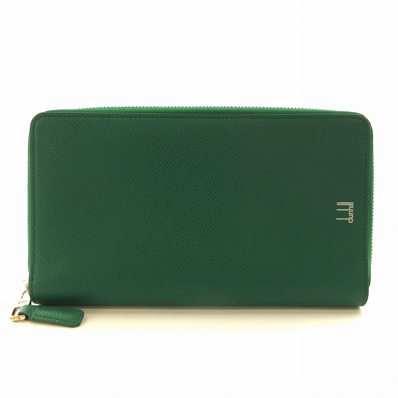 ダンヒル dunhill マルチケース 長財布 ラウンドファスナー レザー 