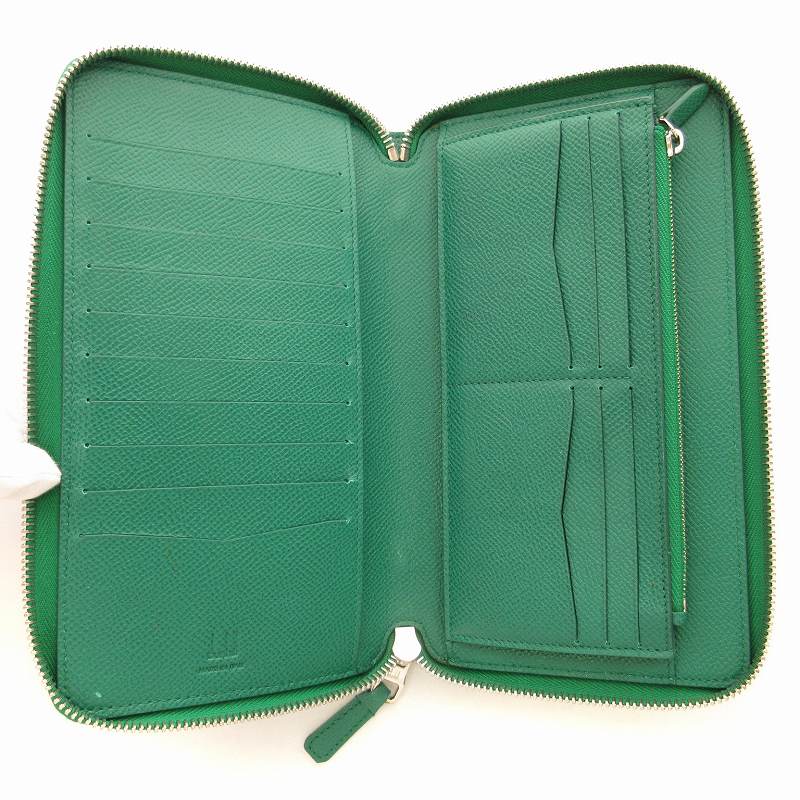ダンヒル dunhill マルチケース 長財布 ラウンドファスナー レザー 